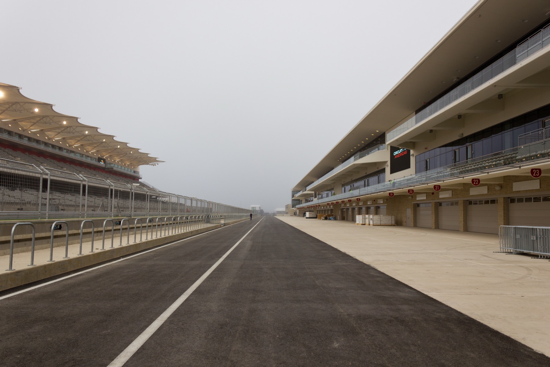 Circuit of the Americas pit lane